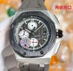 JF Top Replica Audemars Piguet Royal Oak Offshore Steel and Anthracite Watch 44mm